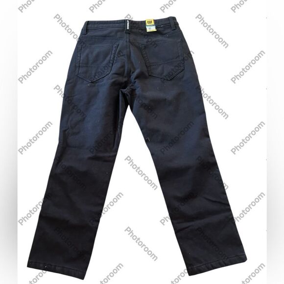 Caterpillar CAT Men's Fleece Lined Canvas Pant, Black, size 34x30, NWT - Picture 4 of 8